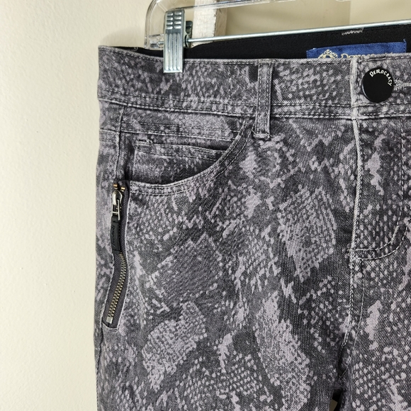 Democracy size 6 "AB"solution side zip python print jegging - Picture 3 of 8